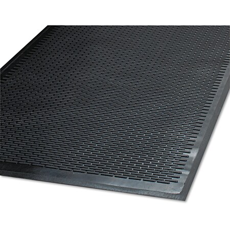 Guardian Floor Protection Outdoor Scraper Mat, 0.31" Thick, Black, 48 in W x 72 in L 14040600